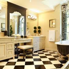 To finish this look, style with a rattan bathroom lighting idea, a wooden framed mirror. Black And Beige Bathroom Ideas Houzz