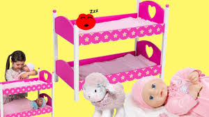 See more ideas about doll bunk beds, new baby products, bunk beds. Dimples Dolls Bunk Bed Baby Annabell Baby Born Baby Dolls Bed Time Children Lullaby Songs Youtube