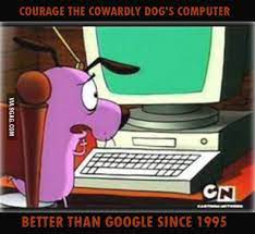 Courage cartoonnetwork courage_the_cowardly_dog fanart cartoon dog couragethecowardlydogfanart cartoonnetworkfanart crossover couragethecowardlydogshow. Courage The Cowardly Dog S Computer 9gag