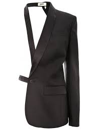 Black And White Suit Jacket Womens Jean Paul Gaultier Half Blazer Jacket Black Buy Jean Paul Gaultier At Hervia Com Mens Luxury Fashion Luxury Brands Fashion Fashion