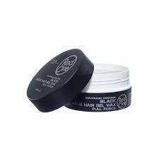 The gelwax has a unique, fresh, citrus smell and is water soluble so it washes off your hai. Red One Ultra Strong Hold Wax Black Aqua Wax