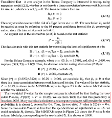 Calculating A P Value From The T Statistic Of A Two Sided