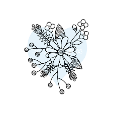 Flower Doodle Single Flower Doodles Flower Drawing Pencil Drawings Of Flowers