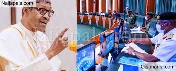 There are indications that president muhammadu buhari might have extended the tenure of the service chiefs. Your Best Not Good Enough President Buhari Lambaste Service Chiefs Over Nation S Insecurity Gistmania