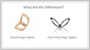 Gift guides for her for him. Differences Between Oval 8 Finger Splints Or Silver Ring Splints Which Is Right For Me