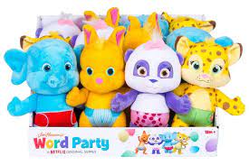 Word Party Toys Are Here Baby Birthday Party Theme Party Toys First Birthday Party Decorations
