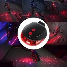 Bike Rear Light 5 Leds Bike Light 7 Flash With Laser Mode Bicycle Safety Accessories Laser Warning Lamp Flashing Bicycle Light Aliexpress
