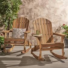 crossen solid wood rocking adirondack chair reviews birch lane adirondack rocking chair adirondack chair outdoor wood furniture