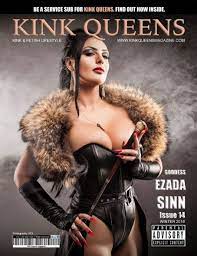 $20 $50 $100 $200 $500 $1000 choose amount. Ezada Sinn Kink Queens Magazine March 2018 Cover Photo United States