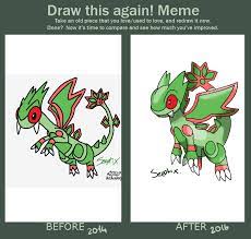 Redraw Meme Mega Flygon By Sceptix On Deviantart