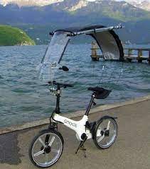 自転車を屋根付きにしてくれる veltop 雨の日の自転車通勤におススメ えん乗り 自転車 自転車 屋根 雨 自転車
