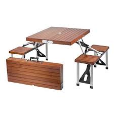 Sscj Table De Pique Nique En Bois Portable Camping Et Chaises Pliantes Tabourets Ensemble De Table De Fete Pa Table De Pique Nique Table Camping Chaise Pliante