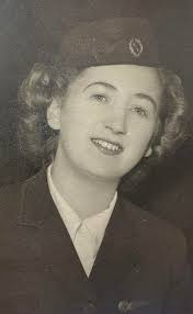 Eileen Irwin nee McCormack, my Mam, wearing her AerLingus uniform. She  joined Aer Lingus in 1947 as cabin crew. At that time Aer Lingus were  embarking