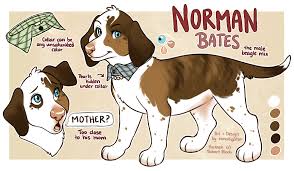 See more ideas about dog illustration, dog drawing, cute drawings. Oc Norman Bates By Ranalligator Deviantart Com On Deviantart Animal Drawings Dog Design Art Cute Animal Drawings