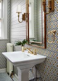 We recommend faux wood blinds and shutters for bathroom window coverings, as well as what kind of mood are you trying to achieve in the space? Wallpaper For Small Bathroom Ideas Interior Design Guides