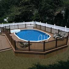 Above Ground Pool Ideas And Design In Ground Pools Backyard Pool Pool Patio