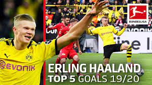 Erling Haaland Top 5 Goals 2019 20 Youtube