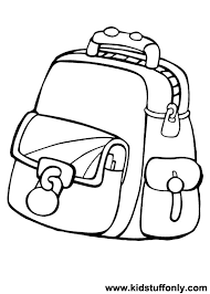 New free coloring pagesbrowse, print & color our latest. Image Result For School Bag Coloring Page School Supplies Coloring Pages School Supply Labels