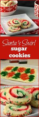 Santa S Swirl Sugar Cookies Biscuit De Noel Facile Gateaux De Fin D Annee Friandises De Noel
