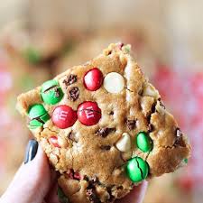 M M S Christmas Cookie Bars Recipe Cookies Recipes Christmas Christmas Cookie Bars Best Christmas Cookies