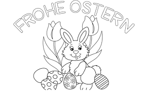 Frohe Ostern Zum Ausmalen Ribhot V2