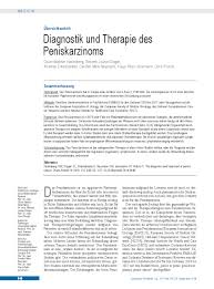 Take the e3pt any time and anywhere. Diagnostik Und Therapie Des Peniskarzinoms