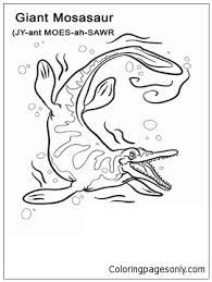 These pumpkin coloring pages are great for halloween, fall, and thanksgiving. Giant Mosasaur Coloring Pages Dinosaurs Coloring Pages Coloring Pages For Kids And Adults