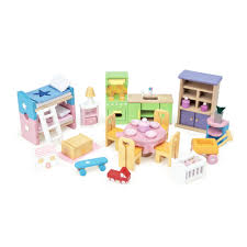 le toy van dolls house furniture starter set trouva wooden dolls house furniture dollhouse furniture dollhouse furniture sets