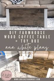 Clean up your living room in seconds with this clever coffee table with toy box trundle. Diy Wood Coffee Table With Hidden Storage Whiskey Whit
