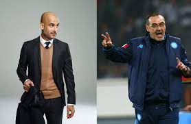 The city midfielder was a day short of his ninth birthday when guardiola guided barcelona to the first of his two champions league titles as a boss. Pep Guardiola X Maurizio Sarri Fashion Show