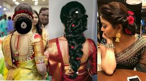 Bridal hairstyles for indian wedding: Reception Hairstyles Bridal Hair Styles Beautiful Hairstyles For Bride Indian Bridal Hairstyle Youtube