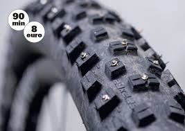 Winter Schrauber Tipp Spikes Reifen Selbst Bauen Fahrrad Elektromotor E Mountain Bike Reifen