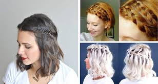 How to do french braid short hair. 8 Stylish Braids For Short Hair Diy Thought