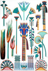 Ancient Egyptian Decoration Lotus And Papyrus Ornaments Capitals Of Egyptian Columns Ancient Egyptian Costume Egyptian Ornamented Ancient Egypt Art