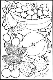 Fruit Coloring Sheets To Print For Free Enjoy Coloring Fruit Coloring Pages Coloring Pages Food Coloring Pages