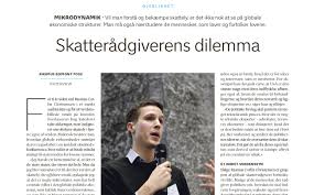 Full list of danish newspapers and news sites. Rasmus Corlin Christensen Featured In Danish National Newspaper The International Centre For Tax And Development Ictd