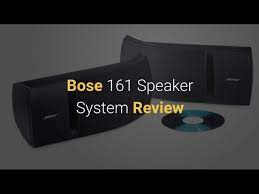 Bose 161 Speaker System Pair Black 27027 Youtube