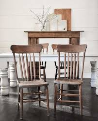 The name says it all — this entire set comes together to provide a classic farmhouse look with an elegant edge. Rustic Black Farmhouse Dining Chairs Rocky Hedge Farm