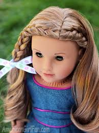 Brush out your hair and decide which side you want your braid, then split it into two even sections. Pin On American Girl Doll Hairstyles