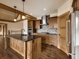 Engineered Hardwood Floors Natural Alder Cabinets Stainless Steel Appliances Slate Til Pine Kitchen Cabinets Alder Kitchen Cabinets Hickory Kitchen Cabinets