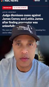 BREAKING NEWS: Judge dismisses James Comey and Letitia James case…