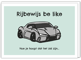 ☆ geslaagd voor mijn rijbewijs! Rijbewijs Gehaald Liefs Jansje Wenskaarten Met Een Knipoog