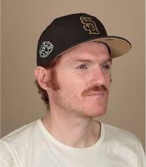 San Diego Padres Hat Men's New Era Khaki/Brown San Diego Padres Color Pack  Two-Tone Cleveland Indians Hat