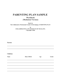We did not find results for: 49 Free Parenting Plan Custody Agreement Templates á… Templatelab