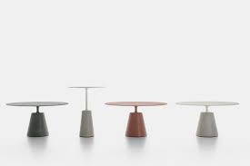 Coffee table outdoor coffee table design nordic large hot sale endurable solid oiled walnut wood retangle coffee table. Rock Table Round Shaped Tables Also For Outdoor Mdf Italia