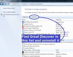 Maybe you would like to learn more about one of these? How To Uninstall Great Discover