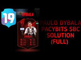 Today, ea has added a paulo dybala moments sbc. Paulo Dybala Pacybits Sbc Solution Full Pacybits Fut 19 Youtube