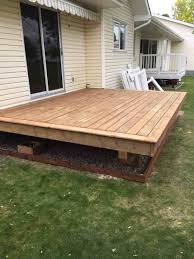 Afterwards, use a long straight edge and a level to make. Building A Deck Beside The House But Not Connected To The House Decks By E3