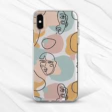 Aesthetic Abstract Face Girl Line Art Case For Iphone 7 8 Xs Xr 11 Pro Plus Max Ebay Cherries iphone x/xs case | pink. usd