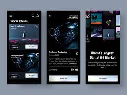 Nft Marketplace Mobile App In 2021 Mobile App Mobile App Inspiration App